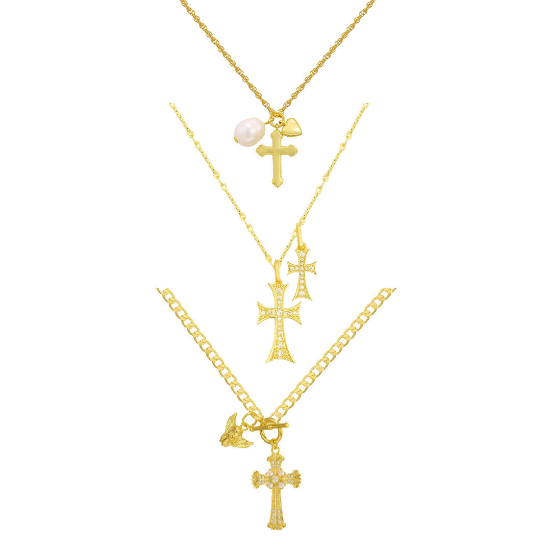 It Girl Bundle : 3 Piece Necklace Bundle